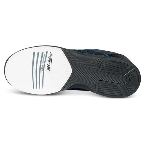 KR Strikeforce Mens Flyer Mesh Lite Black/Royal Bowling Shoes Wide