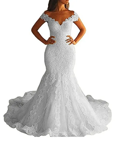 Lace Wedding Dress at Bling Brides Bouquet- Online Bridal Shop