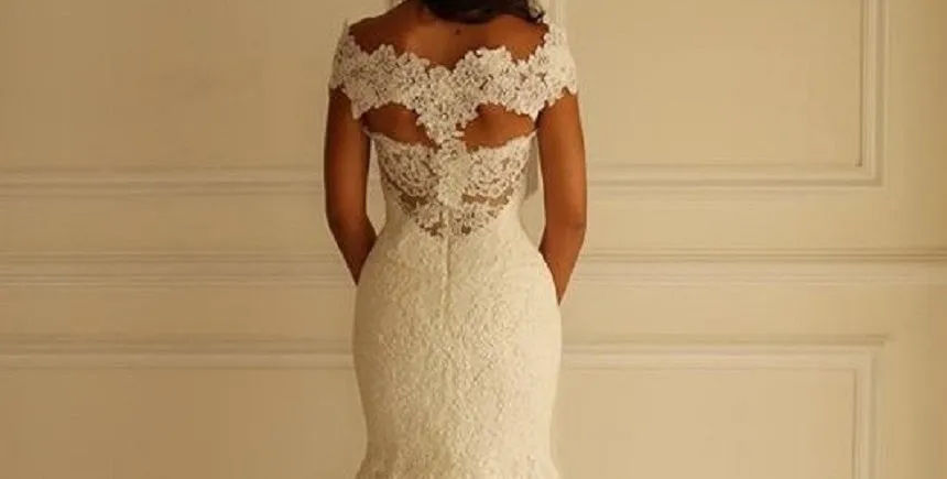 Lace Wedding Dress at Bling Brides Bouquet- Online Bridal Shop