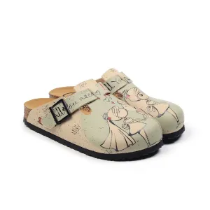 Light Blue & Red Buckle-Accent 'All You Need Is Love' Clogs - CAL3406