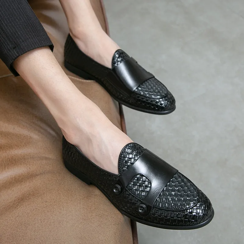 LMS Double Buckle Monk Shoes