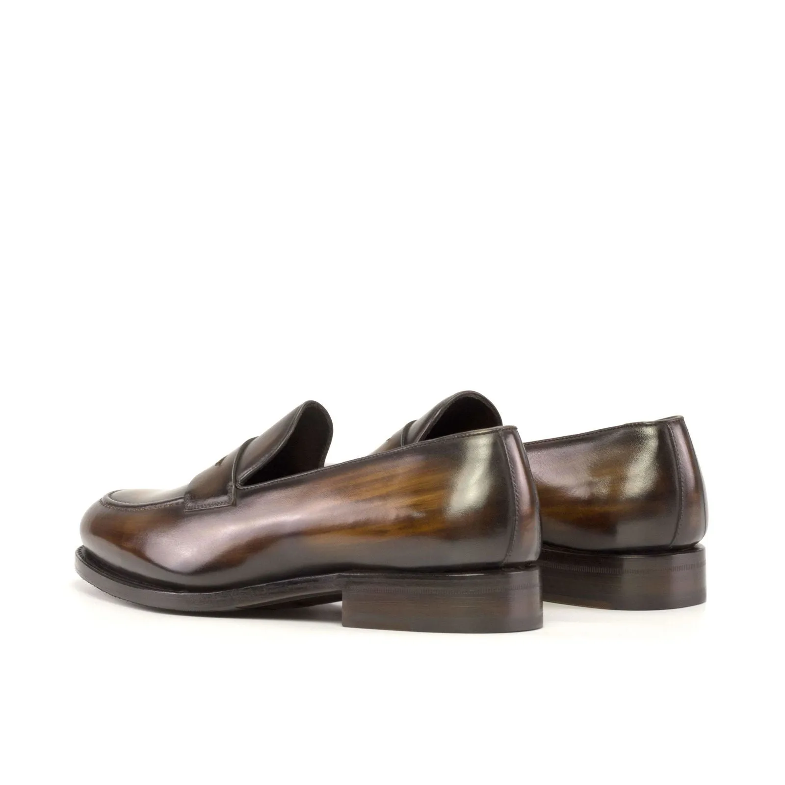 Loafer-Patina, Dark Brown-Wholesale