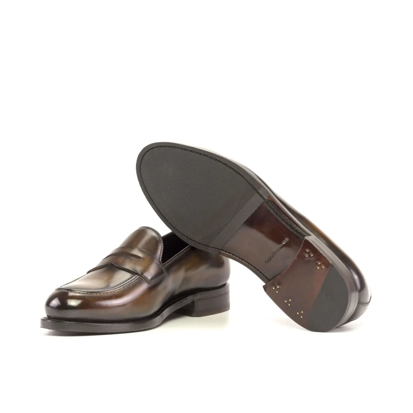 Loafer-Patina, Dark Brown-Wholesale