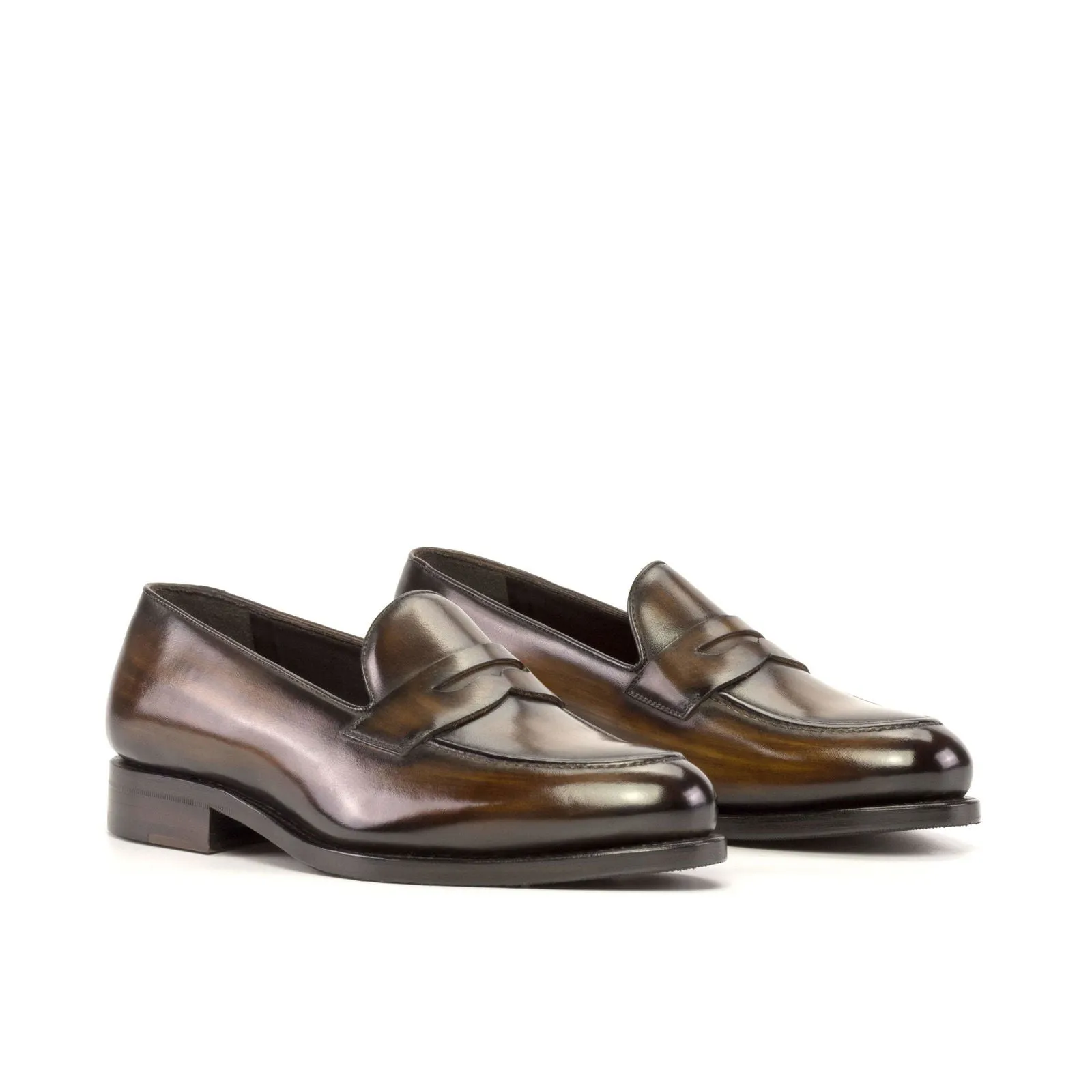 Loafer-Patina, Dark Brown-Wholesale