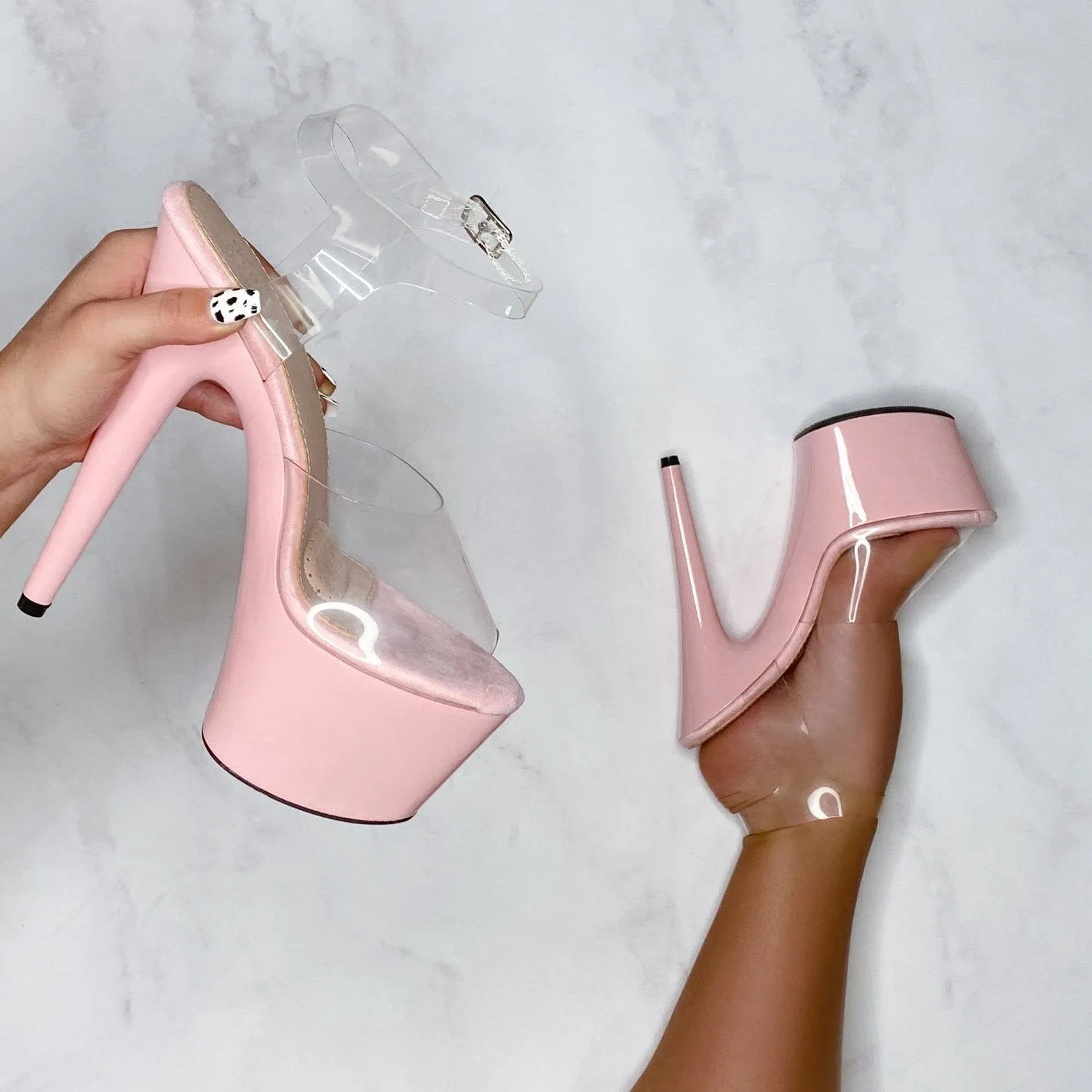 Lyla Classic Stiletto - Gloss - 7 INCH