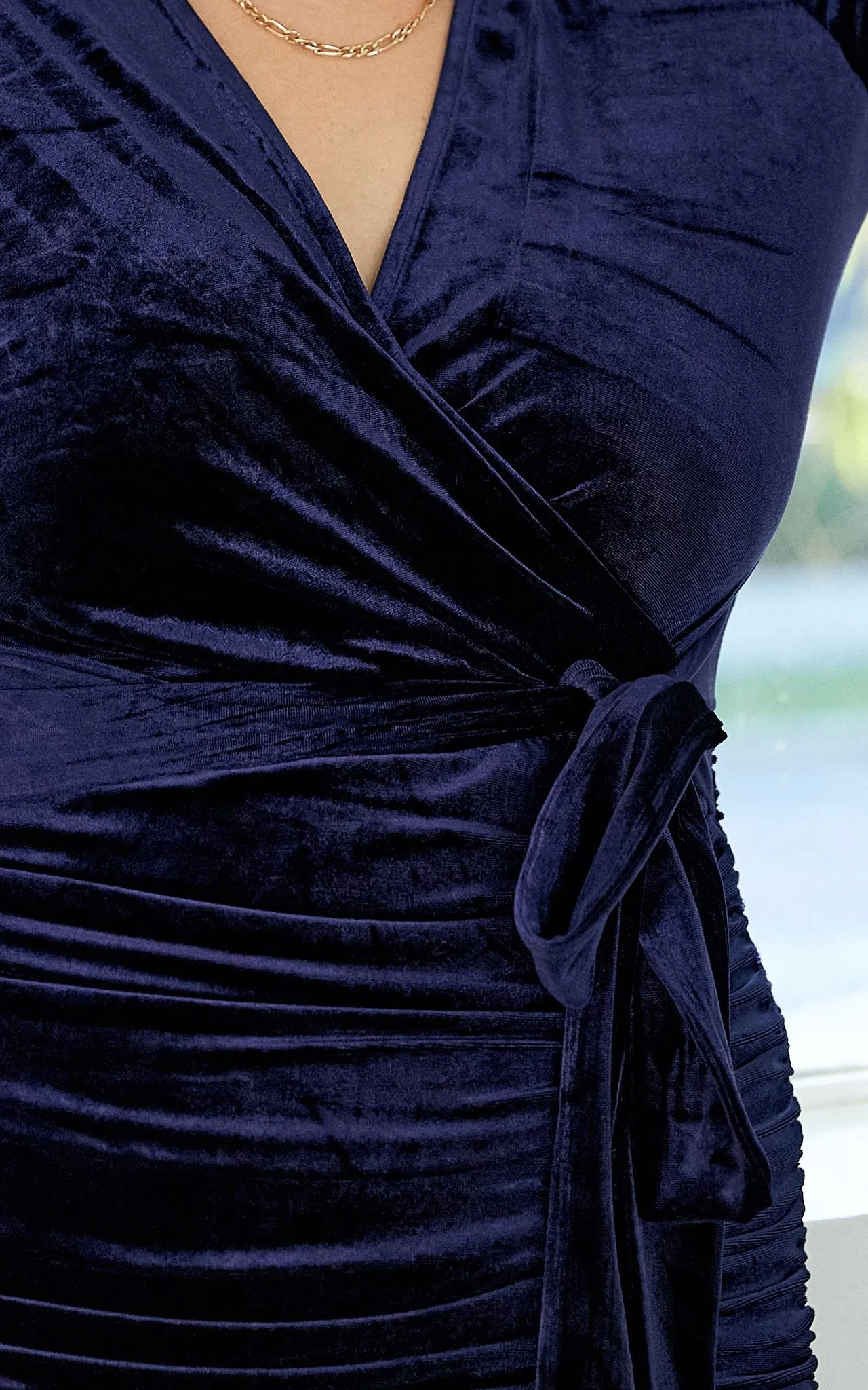 Martini Dress - Midnight Blue Velvet