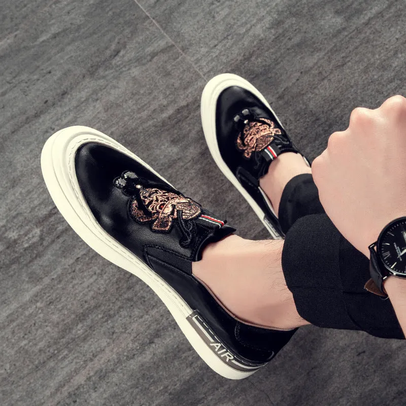 Men Fashion Breathable Leather Casual Loafers