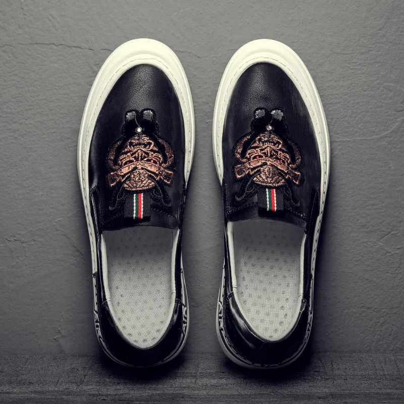 Men Fashion Breathable Leather Casual Loafers