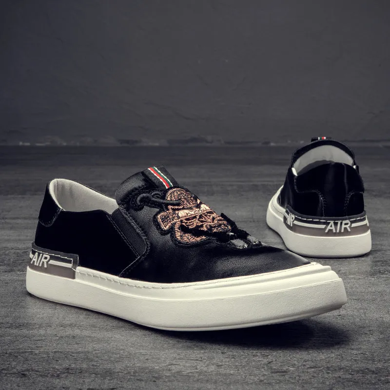 Men Fashion Breathable Leather Casual Loafers