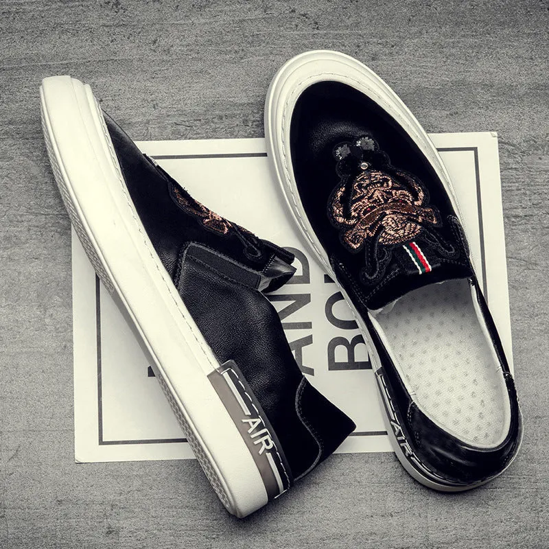 Men Fashion Breathable Leather Casual Loafers