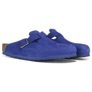 Men's Boston clogs with Birkenstock insole, blue