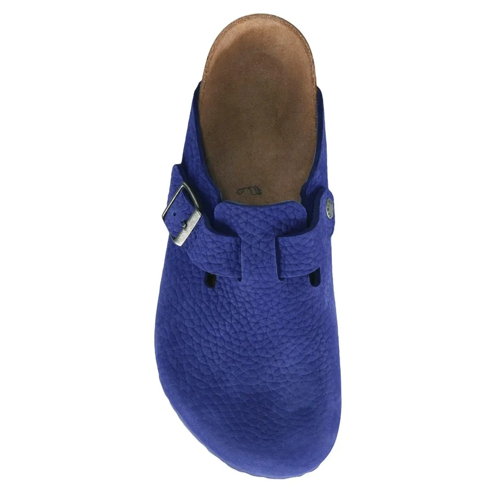 Men's Boston clogs with Birkenstock insole, blue