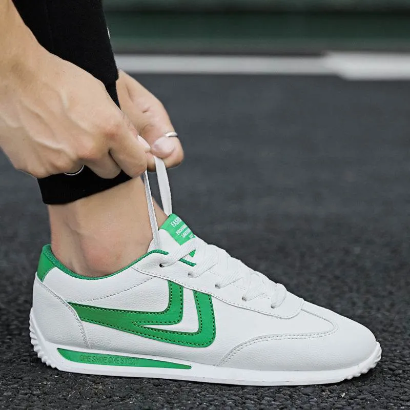 Mens’s Breathable All-Match White Shoes