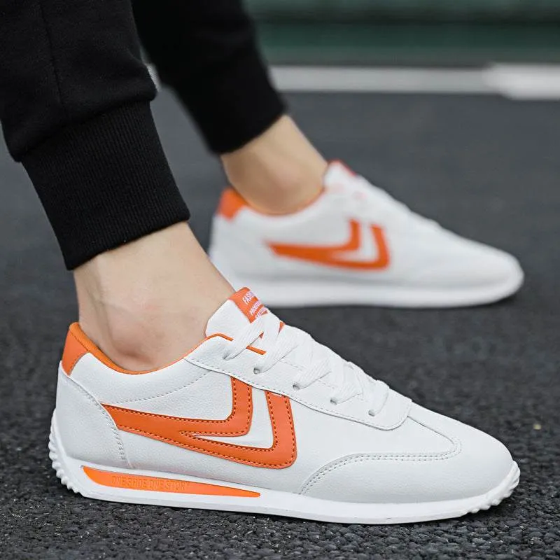 Mens’s Breathable All-Match White Shoes