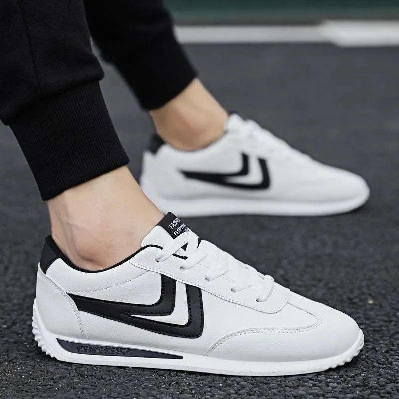 Mens’s Breathable All-Match White Shoes