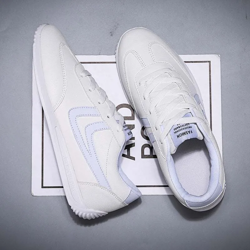 Mens’s Breathable All-Match White Shoes
