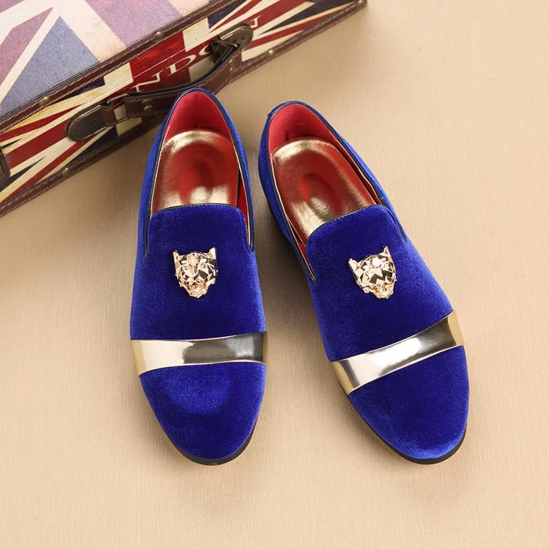 Metal Men's Leather Shoes, Trendy Shoes, Extra Large Size, Foreign Trade, England, Single Shoes, Suede, Youth Trend, Lazy Shoes