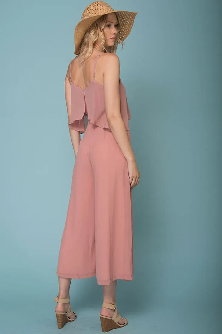 Milena Dressy Jumpsuit Dusty Pink