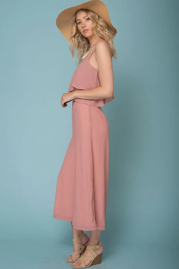 Milena Dressy Jumpsuit Dusty Pink