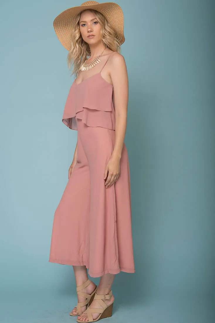 Milena Dressy Jumpsuit Dusty Pink
