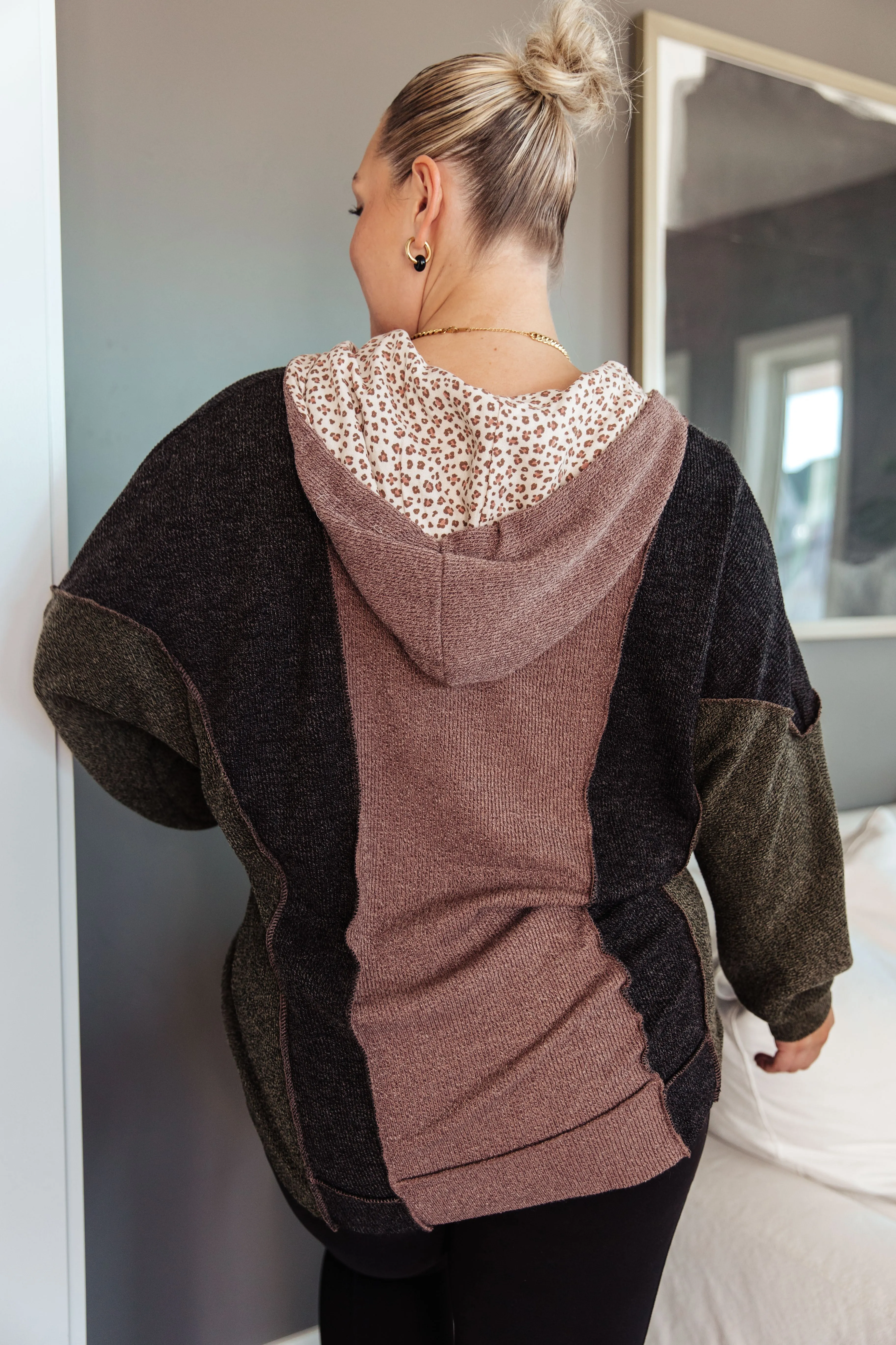 Mixed Emotions Color Block Hoodie - 7th Ray