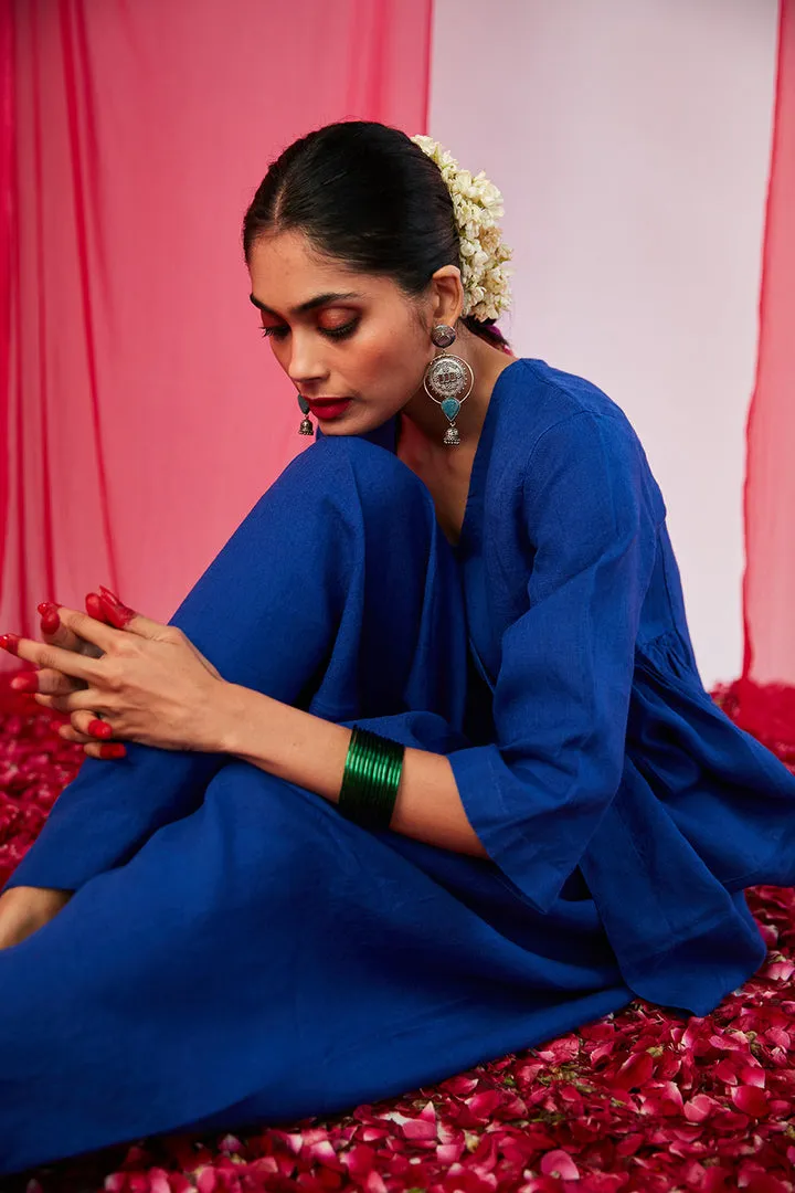 Neelam Linen Kurta Set