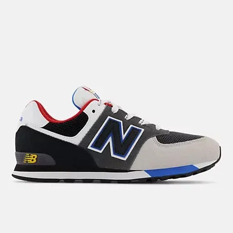 New Balance Junior 574 - Magnet with serene blue