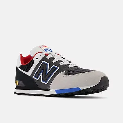 New Balance Junior 574 - Magnet with serene blue