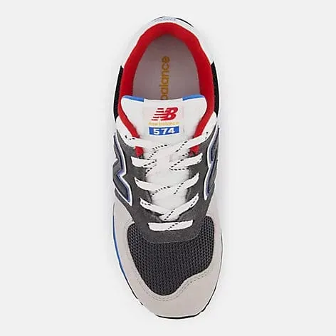 New Balance Junior 574 - Magnet with serene blue