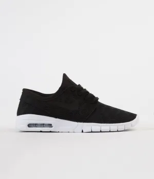 Nike SB Stefan Janoski Max Shoes - Black / Black - White