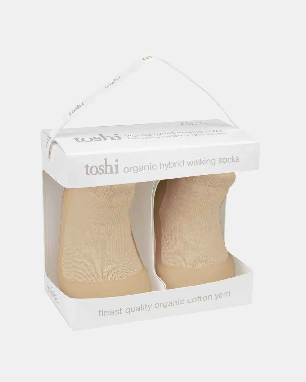 Organic Hybrid Walking Socks - Driftwood