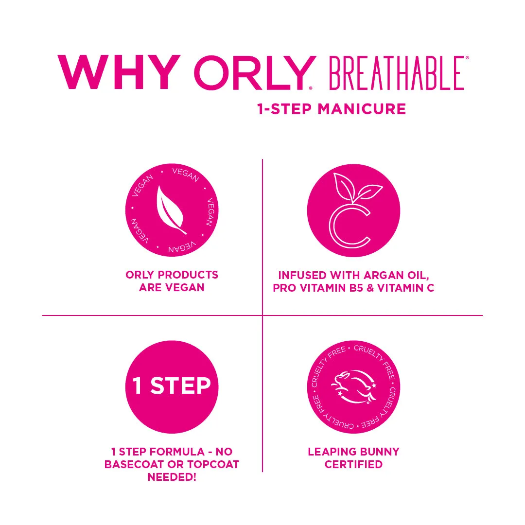 ORLY Treatment   Shine Breathable Polish