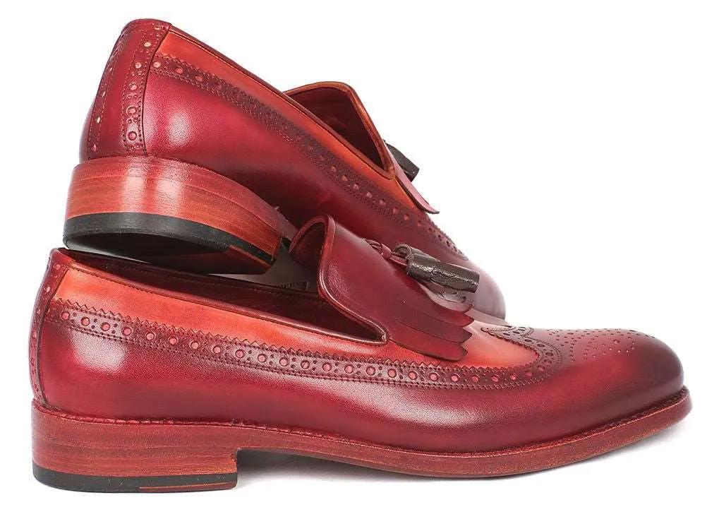 Paul Parkman Handpainted Kiltie Tassel Loafers