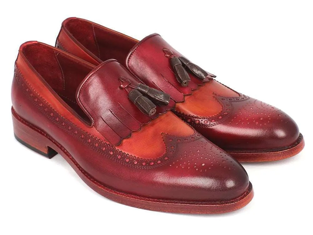 Paul Parkman Handpainted Kiltie Tassel Loafers