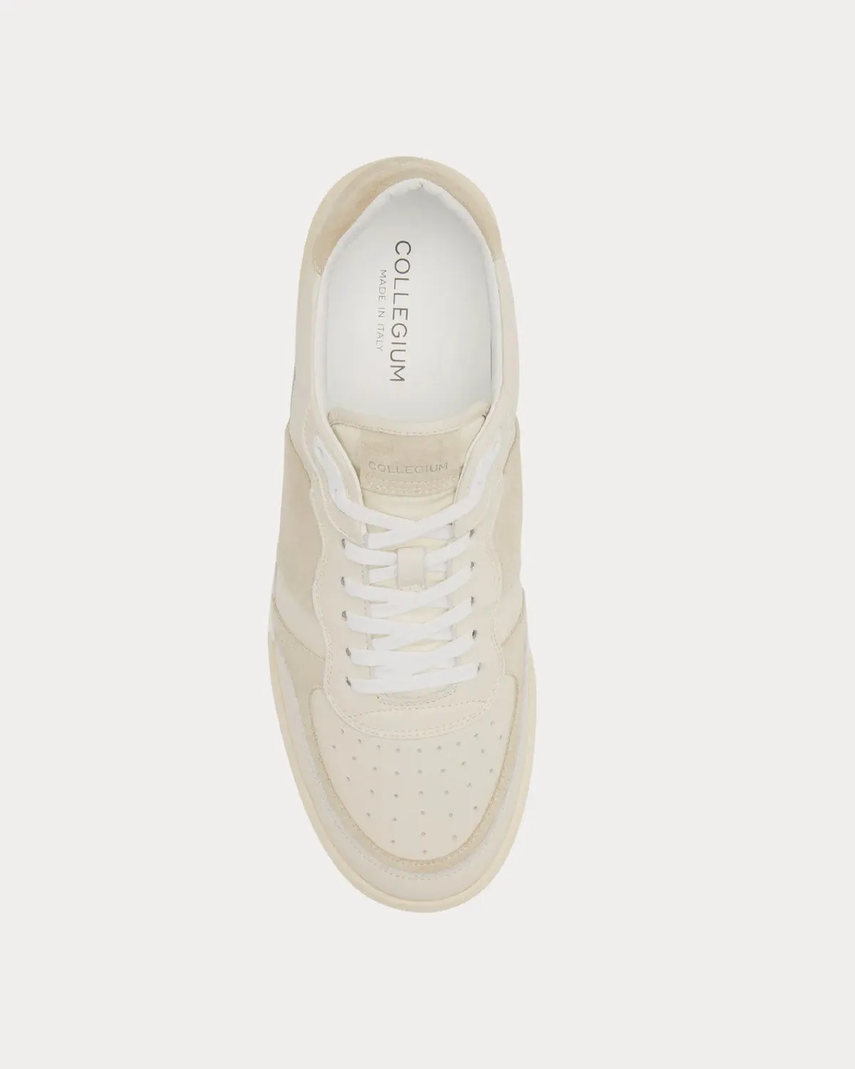 Pillar Destroyer II Cream Low Top Sneakers
