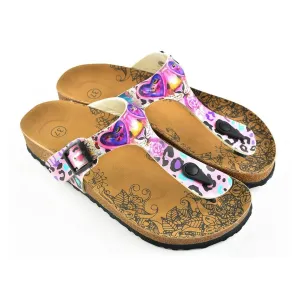 Pink Leopard T-Strap Sandal CAL513
