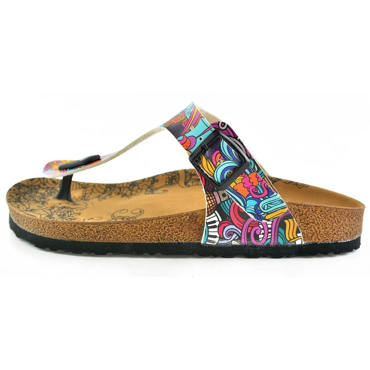 Purple Summer T-Strap Sandal CAL507