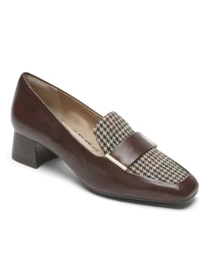 Rockport Women's Total Motion Esma Loafer Hill Bourbon Plaid CI7268