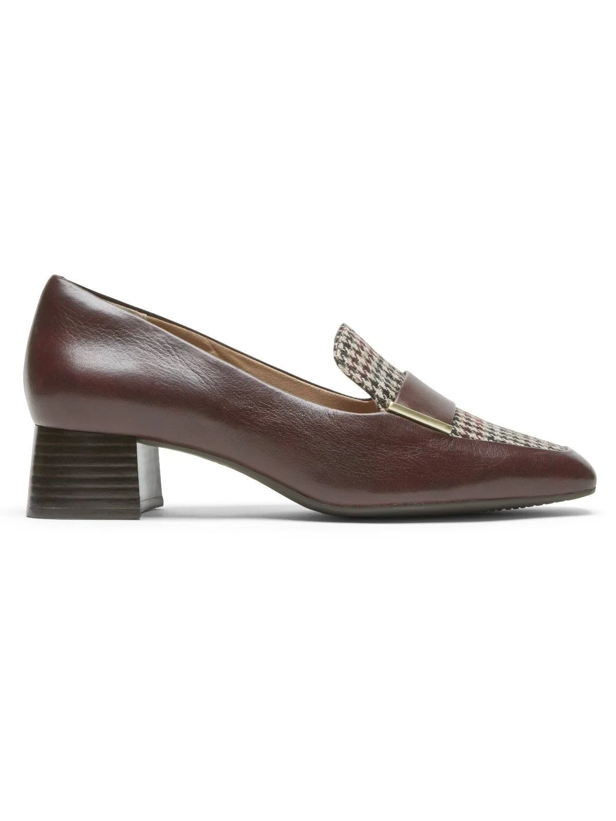 Rockport Women's Total Motion Esma Loafer Hill Bourbon Plaid CI7268
