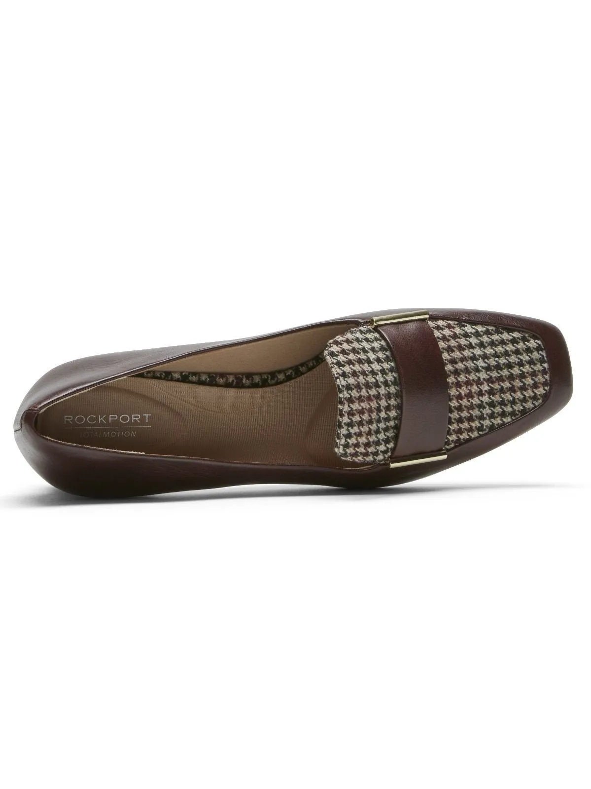 Rockport Women's Total Motion Esma Loafer Hill Bourbon Plaid CI7268