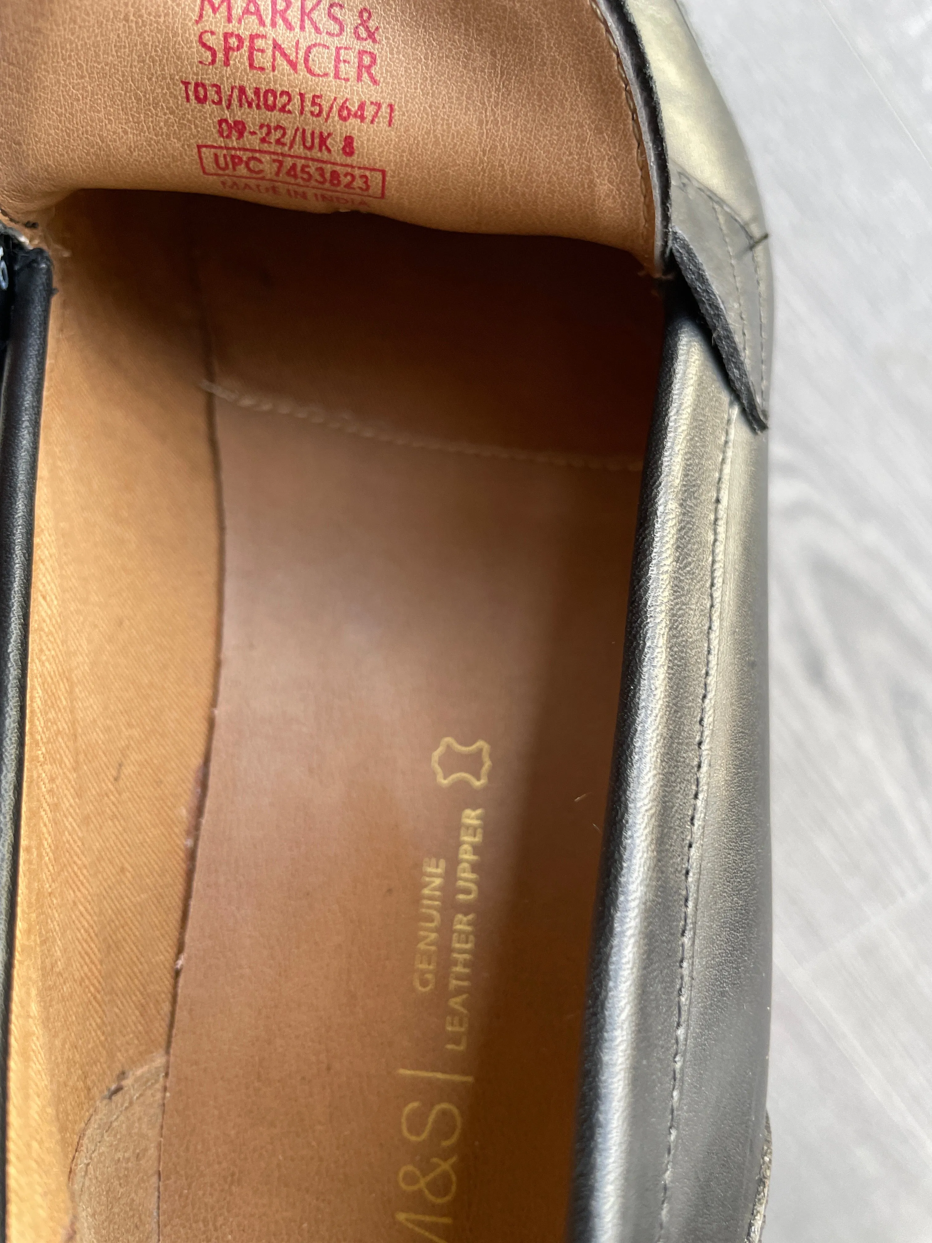 Rubynee vintage y2k Mark & Spencer black loafers