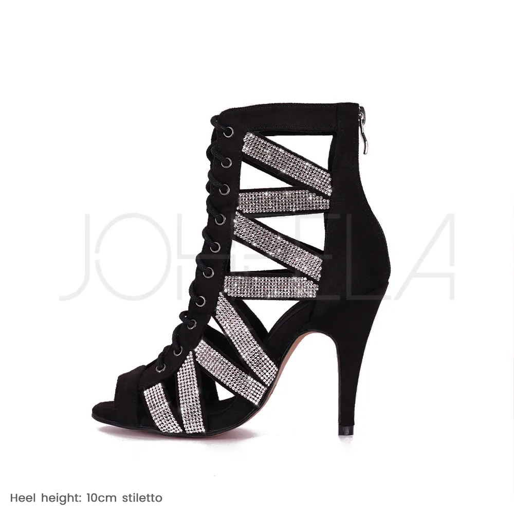 Sarah strass - Talons stilettos slim - Prête à expédier