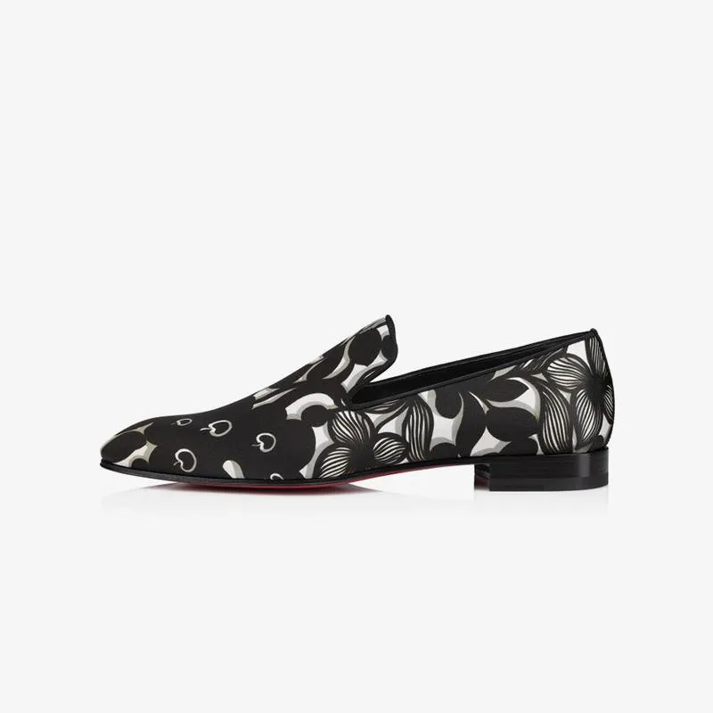 Satin Loafers Petunia Printed