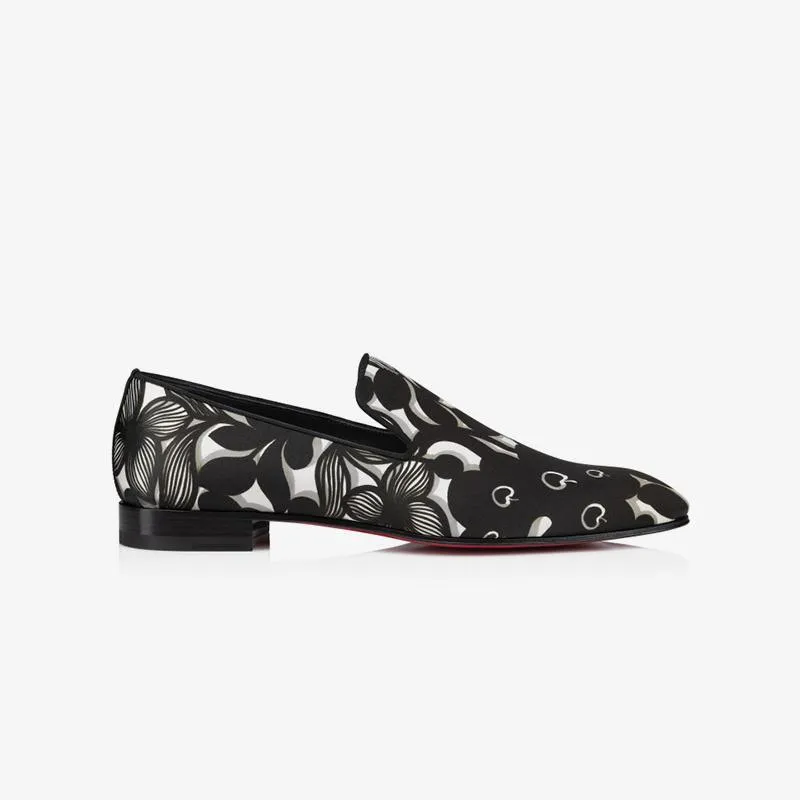 Satin Loafers Petunia Printed