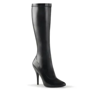 SEDUCE-2000 Black Stretch Faux Leather