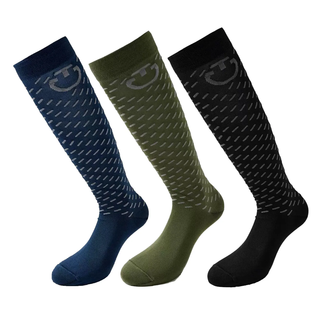 SET OF 3 SOCKS IN BREATHABLE YARN MIX