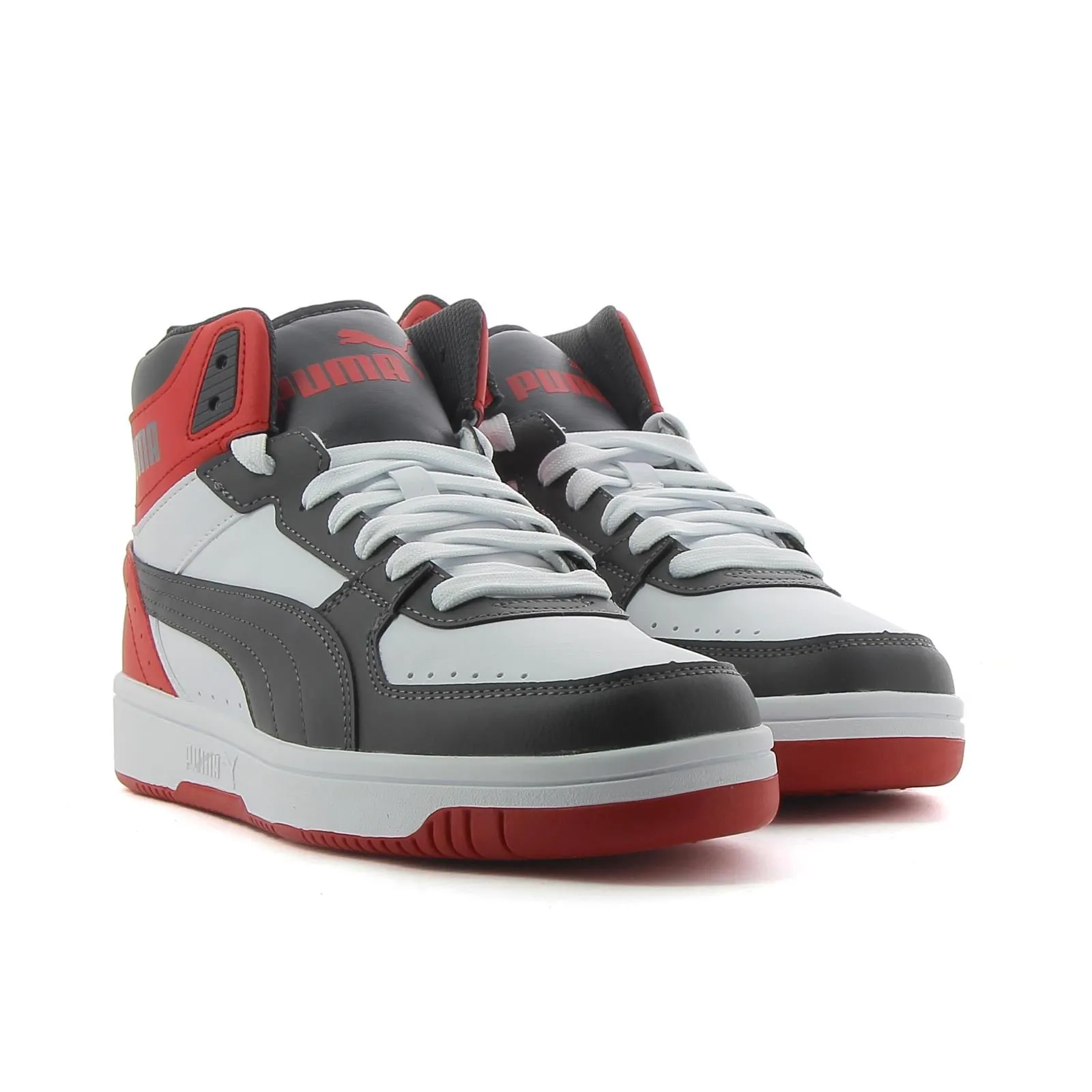 Sneakers uomo basketball Rebound Joy bianche e rosse