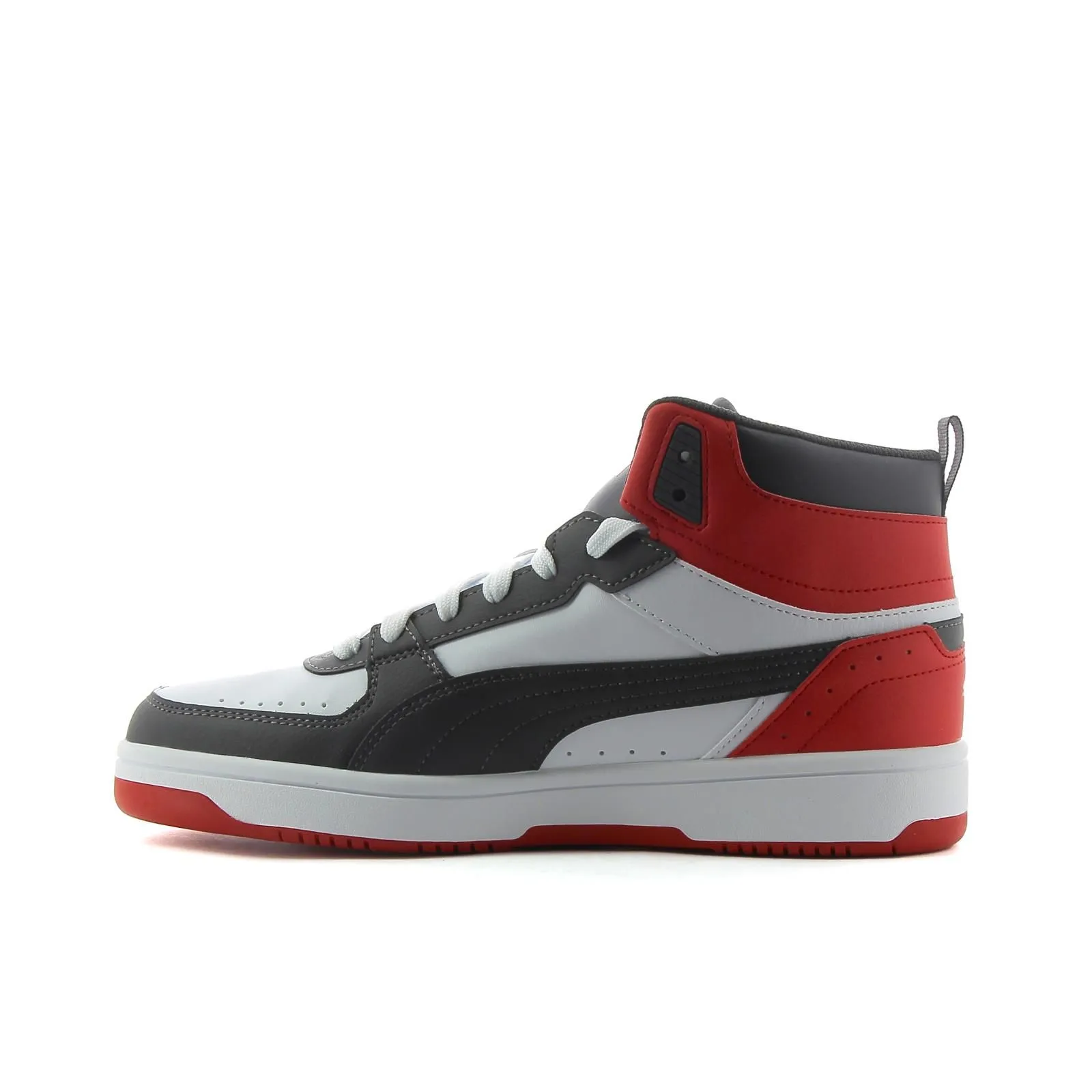 Sneakers uomo basketball Rebound Joy bianche e rosse