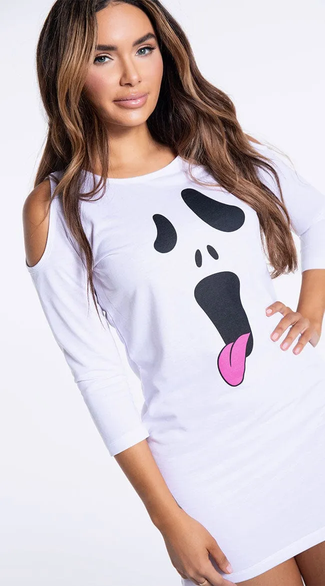 Spooked Out T-Shirt Dress Costume