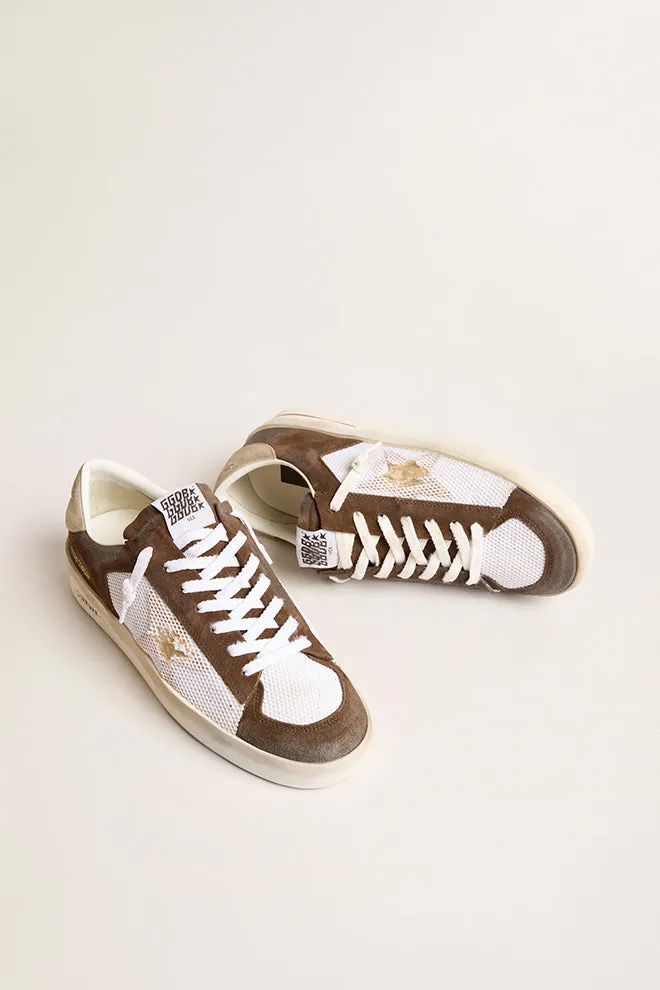 Stardan Leather Suede Upper Laminated Leather Star Brown / Light Grey / Gold